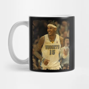 Carmelo Anthony - Vintage Design Of Basketball Mug